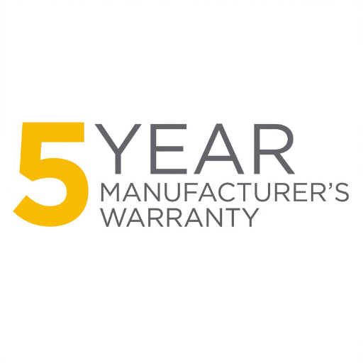 5 Year Manufacturer's Warranty for outdoor blinds and shading systems in Singapore.