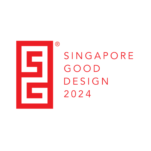 Singapore Good Design Award 2024 logo recognising excellence in product design.