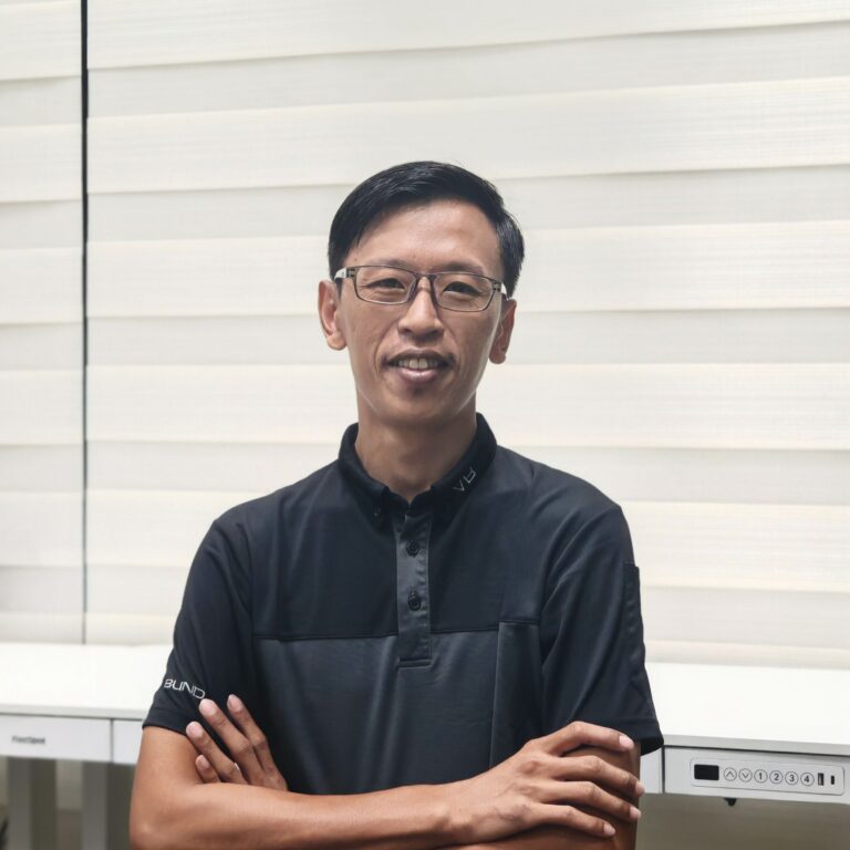 Ken, window blinds installer at VB Blind Singapore